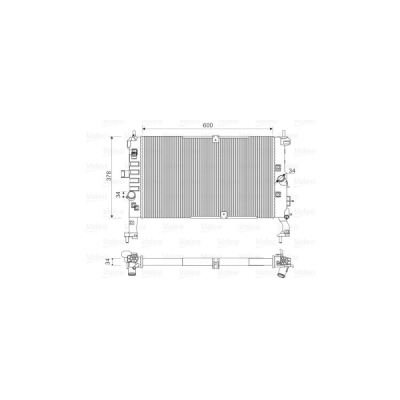 Radiator, racire motor VALEO 734386