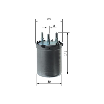 Filtru combustibil BOSCH F 026 402 834