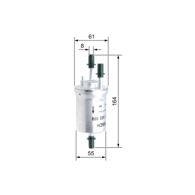 Filtru combustibil injectie benzina BOSCH F 026 403 008