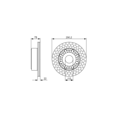 Disc frana BOSCH 0 986 479 610