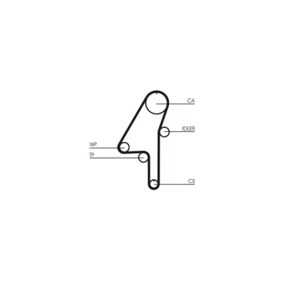Curea de distributie CONTINENTAL CTAM CT1010