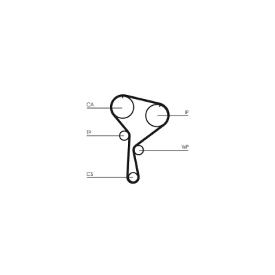 Set curea de distributie CONTINENTAL CTAM CT1035K2