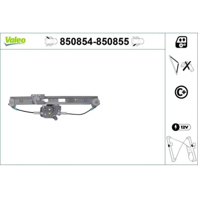 Mecanism actionare geam VALEO 850854