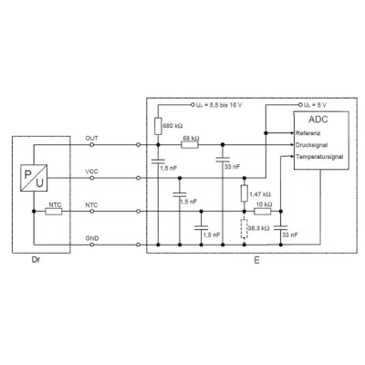 Senzor, presiune supraalimentare BOSCH 0 281 006 076