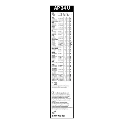 Stergator parbriz Bosch Aerotwin AP24U 600 mm 3397006837