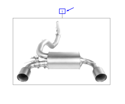 Toba evacuare sport [RS] ORIGINAL FORD 2332731