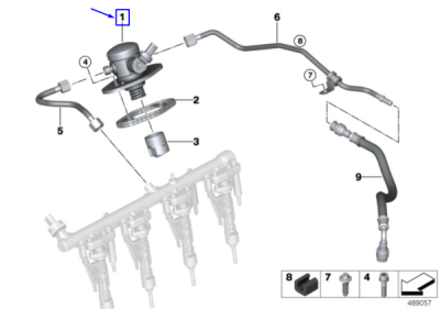 Pompa de inalta presiune ORIGINAL BMW 23021-WAA01