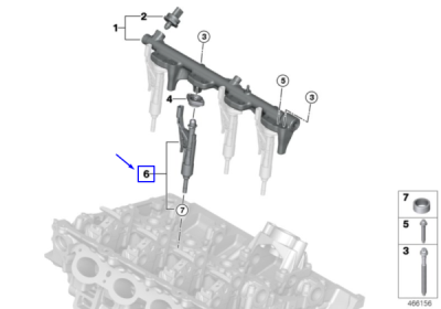 Injector ORIGINAL BMW 23209-WAA01