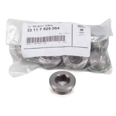 Piulita, buson umplere / golire cu o-ring - (M22x1,5-ZNS3) ORIGINAL BMW 33117525064
