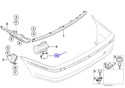 Element armare dreapta ORIGINAL BMW 51127032610