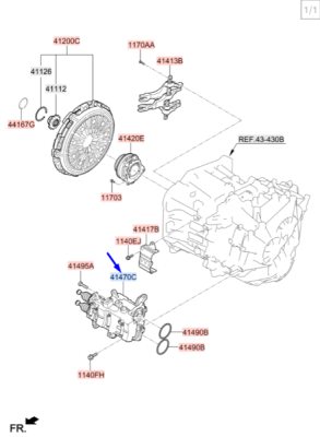 Activator cutie viteza ORIGINAL HYUNDAI / KIA 438002D520