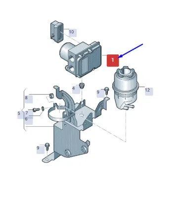 Unitate modul sistem ABS ORIGINAL VW GROUP 4F0614517S