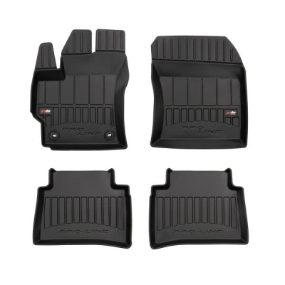 Set covorase cauciuc [inalte, 4 buc, Negre] FROGUM 3D408333