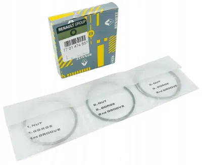 Set segmenti piston ORIGINAL RENAULT 7701474857