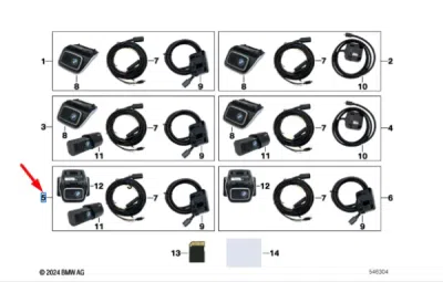 Set camere Advanced Car Eye 3.0 Pro ORIGINAL BMW 66215A44493
