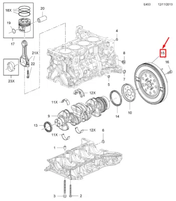 Volanta ORIGINAL PSA 55504335