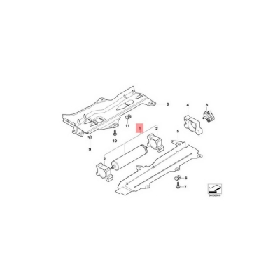 Filtru combustibil ORIGINAL BMW 13327794549