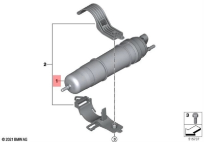 Filtru combustibil ORIGINAL BMW 13327925860
