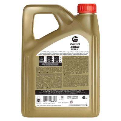 Ulei de motor EDGE 0W-20 C5 4L CASTROL 15F6E9
