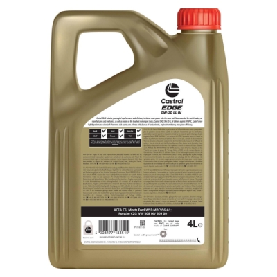 Ulei de motor CASTROL EDGE 0W-20 LL IV 4L 15F612