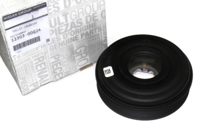 Fulie curea, arbore cotit ORIGINAL NISSAN 12303-00Q2A