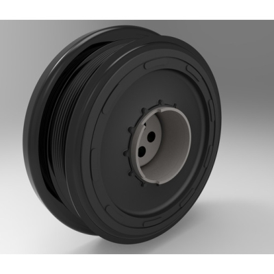 Fulie curea, arbore cotit ORIGINAL BMW 11237800026