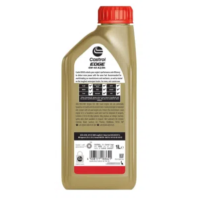 Ulei de motor CASTROL EDGE 0W-40 A3/B4 1L 15F6B4