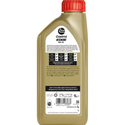 Ulei de motor CASTROL EDGE 0W-40 1L 15F712