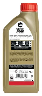 Ulei de motor CASTROL EDGE 5W-40 A3/B4 1L 15F716