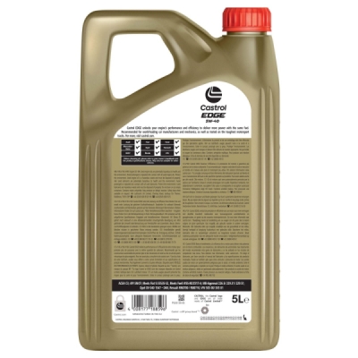 Ulei de motor CASTROL EDGE 5W-40 5L 15F7D7