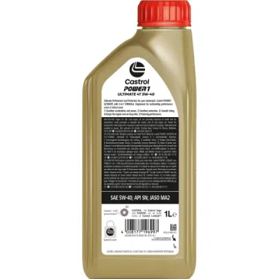 Ulei de motor CASTROL POWER1 ULTIMATE 4T 5W-40 1L 15FFA7