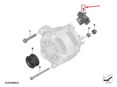 Regulator alternator ORIGINAL BMW 12318510090