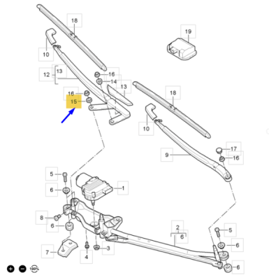 Saiba fixare ORIGINAL VW GROUP 7L0955345