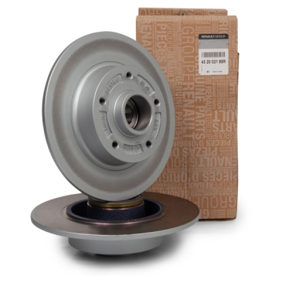 Set 2 discuri frana axa spate [cu rulment si inel ABS] ORIGINAL RENAULT 432002188R