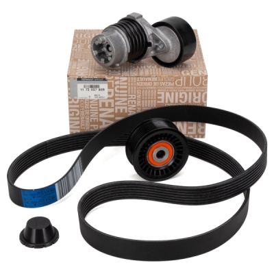 Pompa apa + Set curea transmisie cu caneluri ORIGINAL RENAULT 117203790R