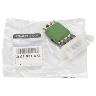 Rezistor, ventilator habitaclu ORIGINAL RENAULT 6001 551 674