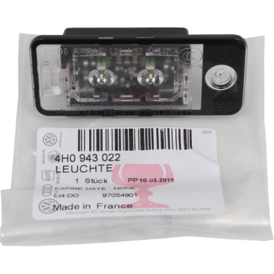 Lampa nr de inmatriculare ORIGINAL VW GROUP 4H0943022