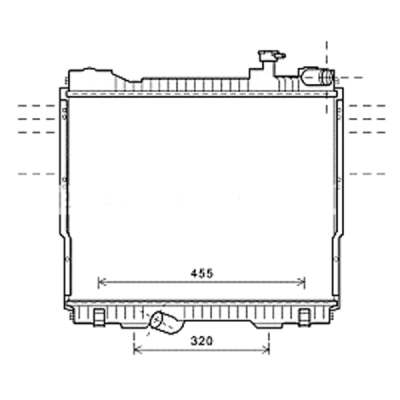 Radiator, racire motor ORIGINAL NISSAN 21400MD41C