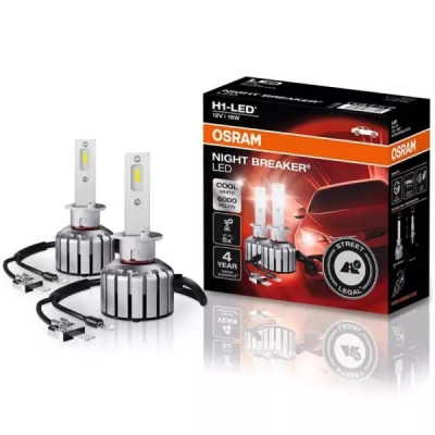 Set becuri LED OSRAM NIGHT BREAKER LED H1 64150DWNB-2HFB Omologat RAR