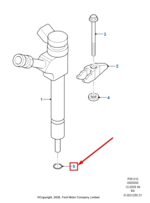 Garnitura etansare injector ORIGINAL FORD 1449264