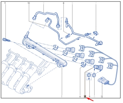 Injector ORIGINAL RENAULT 77 01 061 008