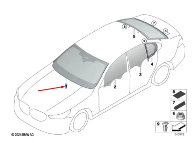 Parbriz ORIGINAL BMW 51315B336D5