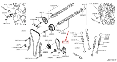 Lant pompa de ulei ORIGINAL NISSAN 15041EN20A