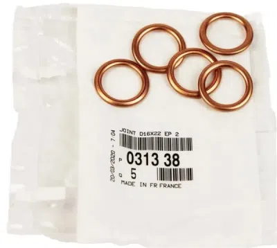 Inel etansare surub drenaj ulei ORIGINAL PSA / PEUGEOT / CITROEN / DS / OPEL / GM 0313.38