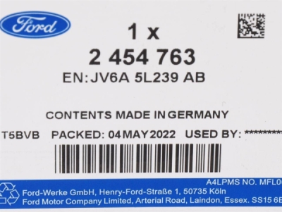 Senzor particule ORIGINAL FORD 2454763