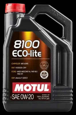 Ulei motor 0W-20 8100 ECO-LITE 5L MOTUL 108536