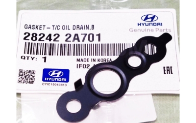 Garnitura etansare conducta ulei turbocompresor ORIGINAL HYUNDAI / KIA 282422A701