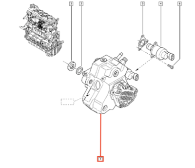 Pompa de inalta presiune ORIGINAL RENAULT 16700DB00A