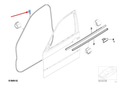 Cheder usa fata dreapta ORIGINAL BMW 51338194696