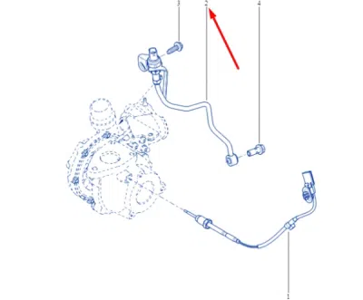 Senzor, presiune gaze evacuare ORIGINAL RENAULT 22 32 148 64R